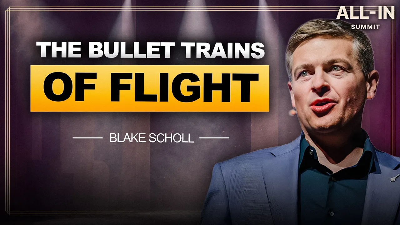Blake Scholl: Why Plane Speed Stalled, Supersonic Commercial Flight, & Revolutionizing the Engine — All-In Podcast