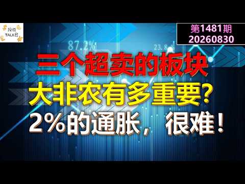 ✨【Investing TALK #1481】3 Oversold Sectors! How Important is Non-Farm Payroll? 2% Inflation is Tou... — 投资TALK君