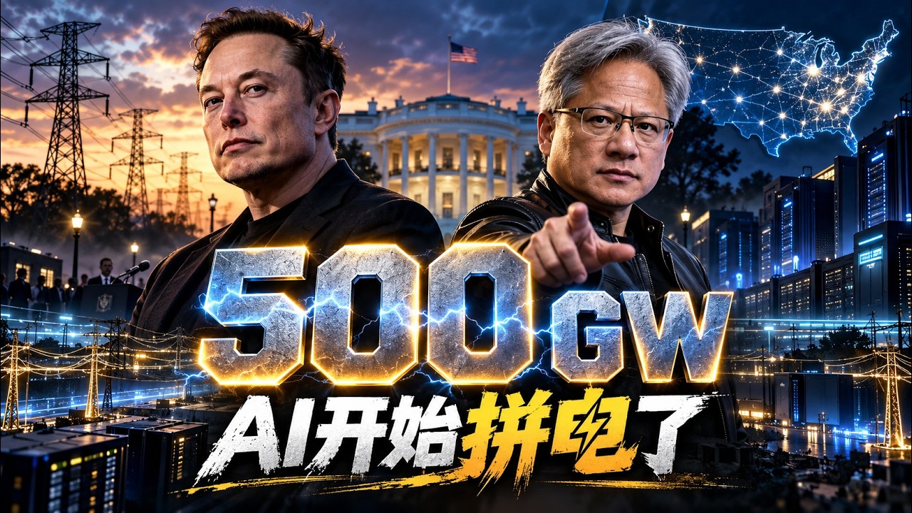 特朗普把马斯克和黄仁勋叫进白宫后，AI战争开始比“吉瓦”了 — Alan Chen