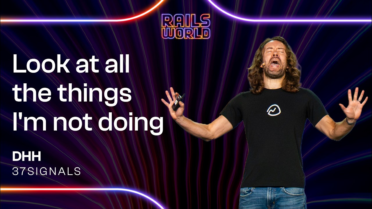 Rails World 2026 Opening Keynote - DHH — Ruby on Rails