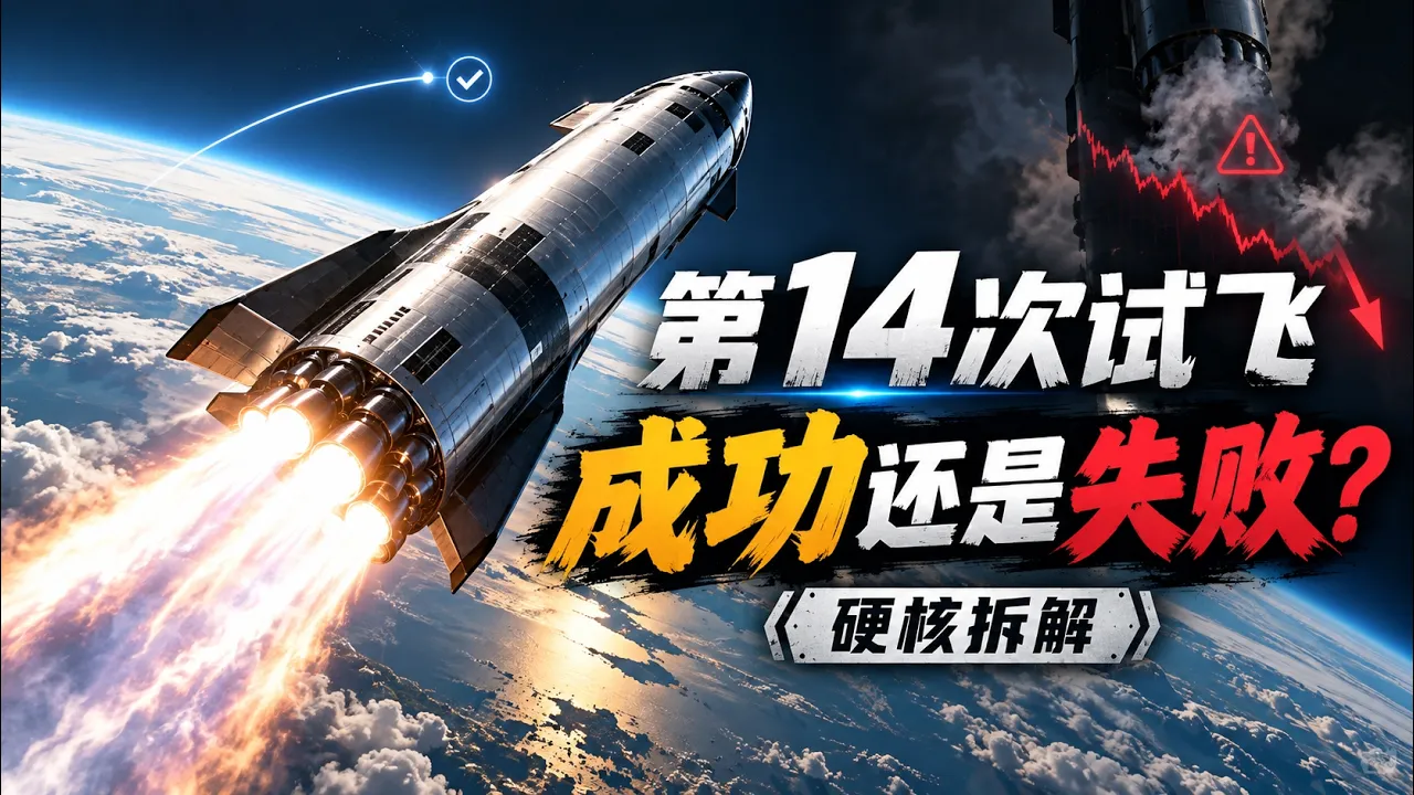 星舰第14次试飞到底过关了吗？26颗V3入轨，但真正的难题还没结束 — Alan Chen
