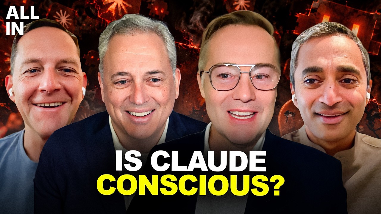Is Claude Conscious? Pope Rejects, Model Welfare Movement, OpenAI's Math Backlash, France Riots — All-In Podcast
