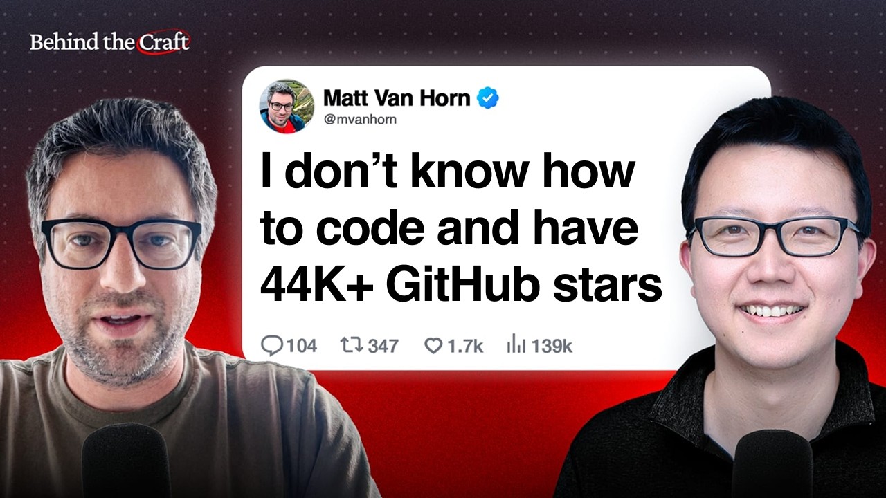 How This Non-Technical Founder Mastered Agentic Engineering in 50 Minutes | Matt Van Horn — Peter Yang