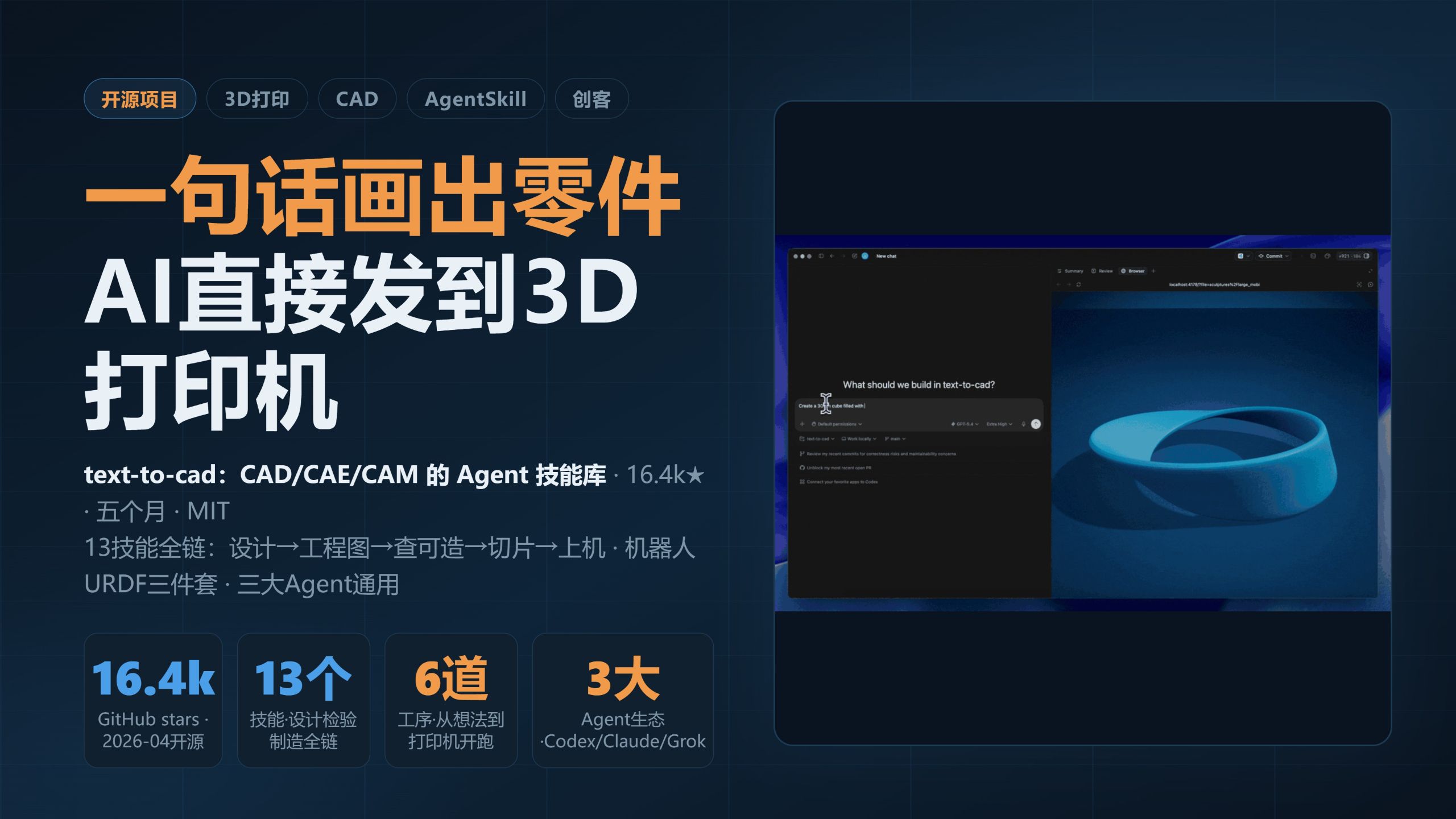 你的下一台3D打印机，配一个AI工程师 — AI技术投降派