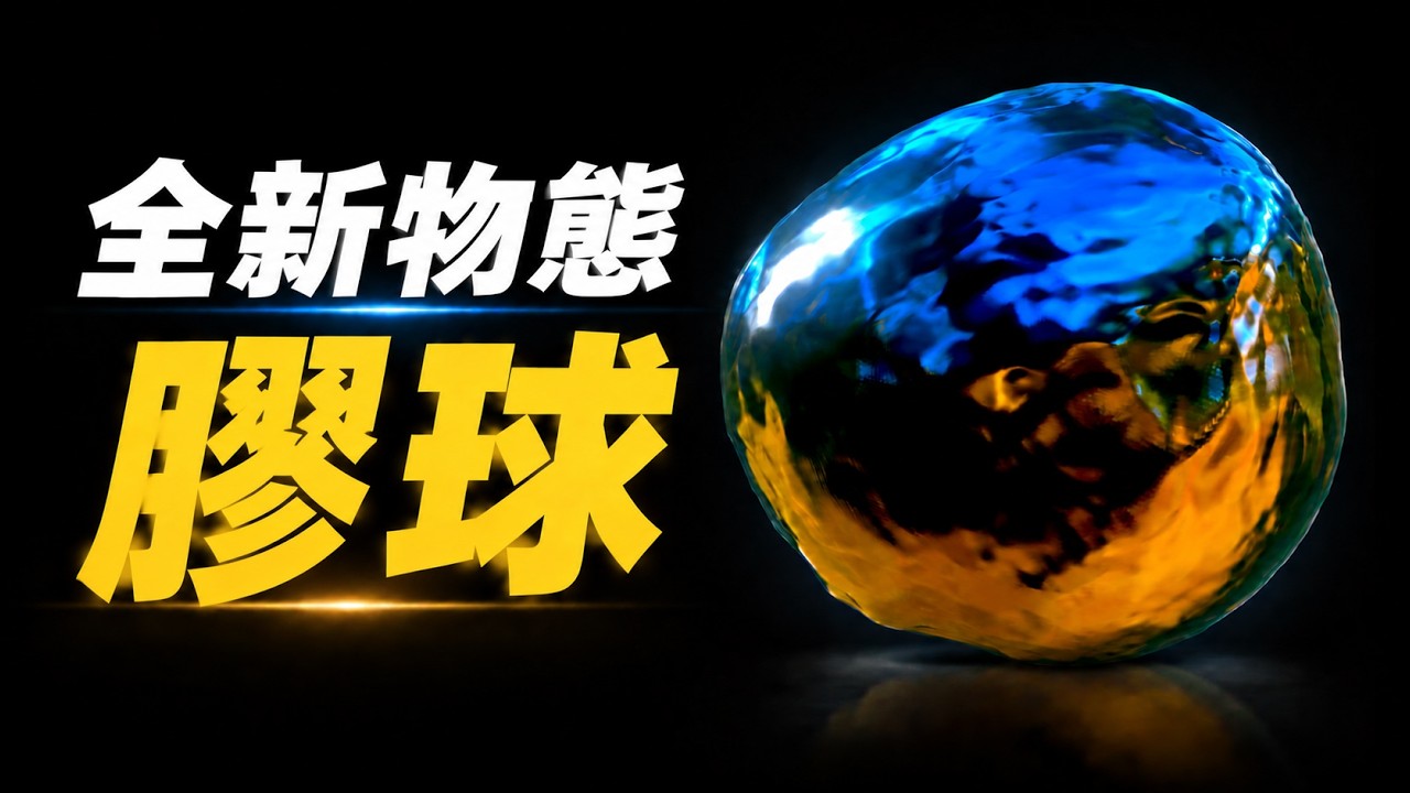 最新研究：一种完全由「力」构成的物质——胶球！| 科学漫谈 | Linvo说宇宙 — Linvo说宇宙