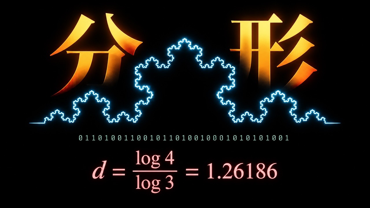 【漫士】二进制里隐藏的分形：到底什么是分数维度？ — Meditation Math