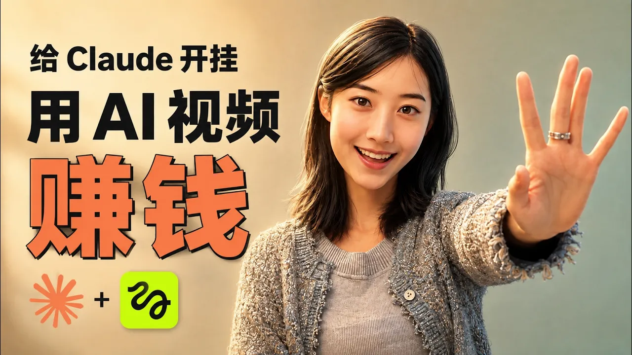 AI 视频赚钱，还能这样玩？给 Claude「开挂」，小白实测广告、短剧两条赚钱赛道｜Higgsfield 一站式 AI 视频创作平台 — Serena心心