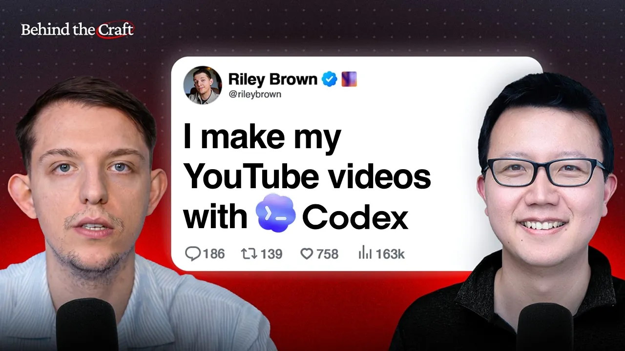 How I Run My 1.5M+ Follower Content Business With Codex | Riley Brown — Peter Yang