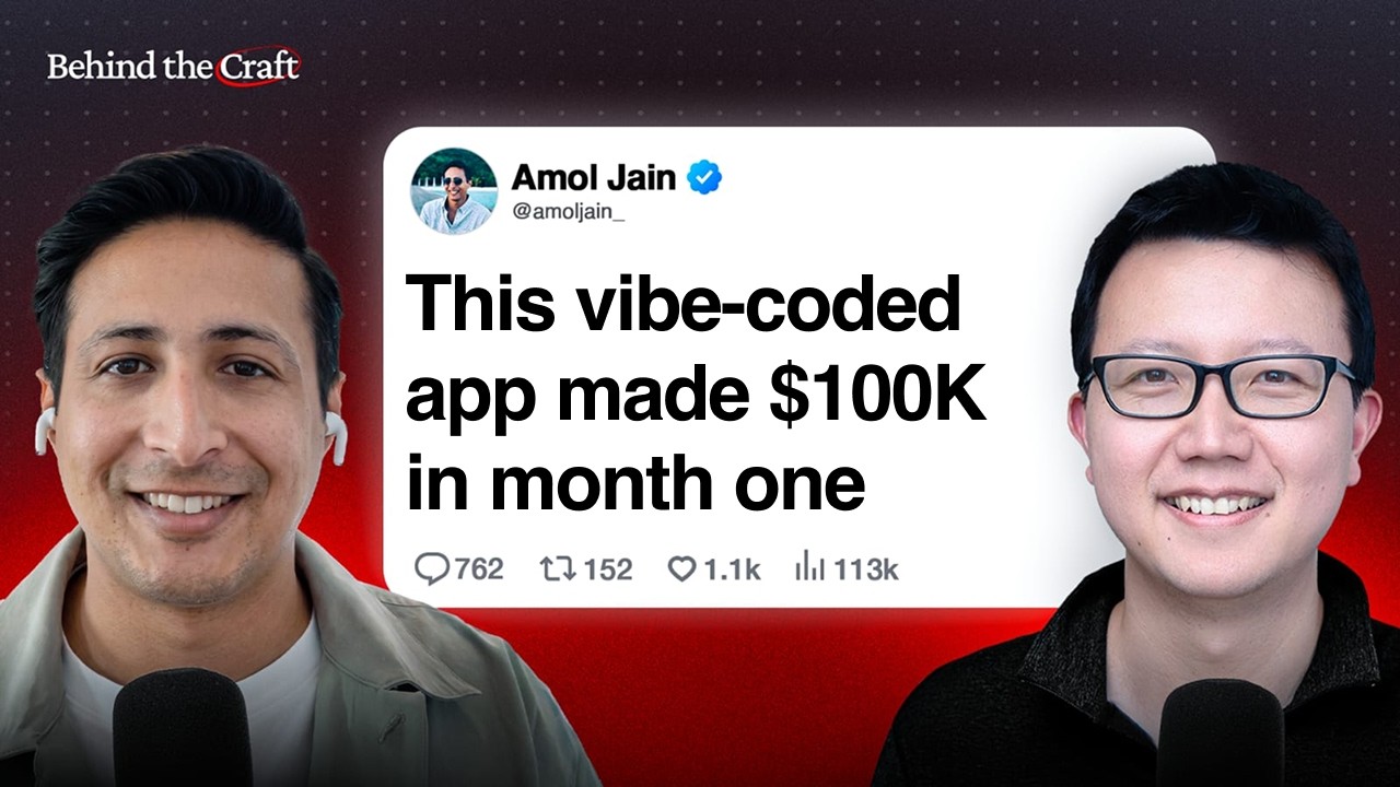 How Non-Coders Are Vibe Coding $100K+ Businesses with AI | Amol Jain — Peter Yang