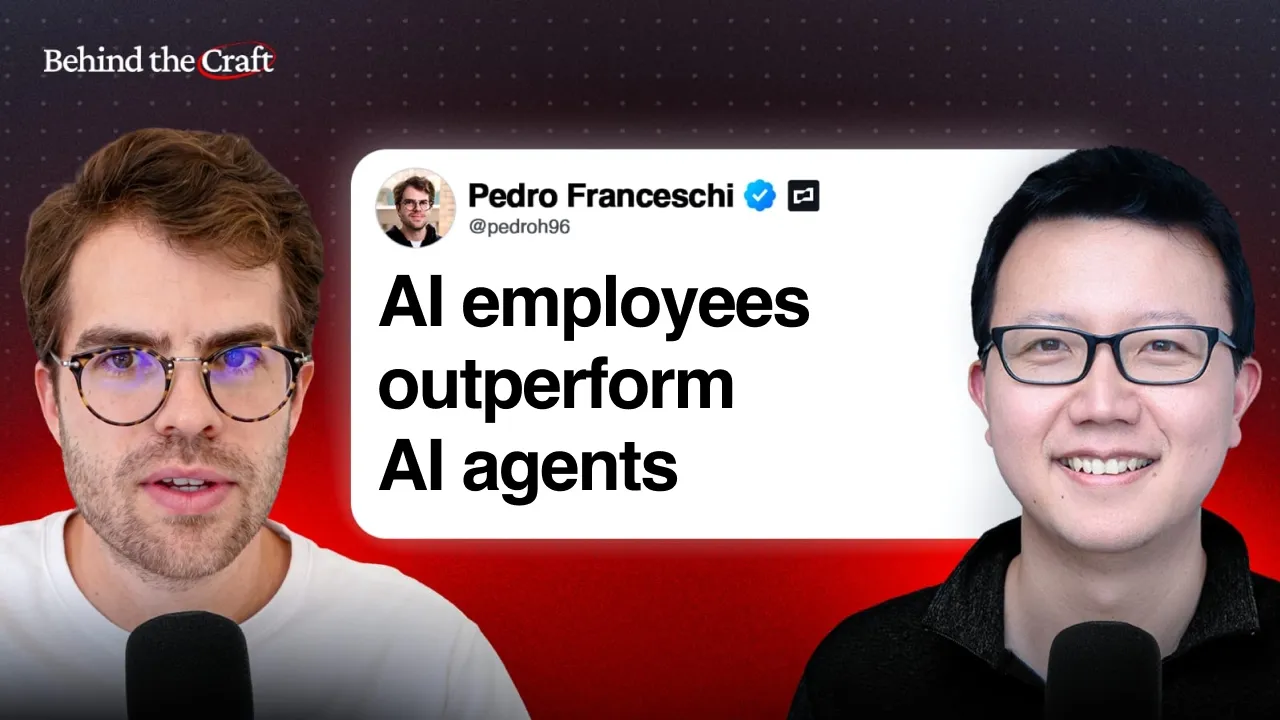 Stop Building AI Agents. Build AI Employees Instead (Live Demo) | Pedro Franceschi — Peter Yang