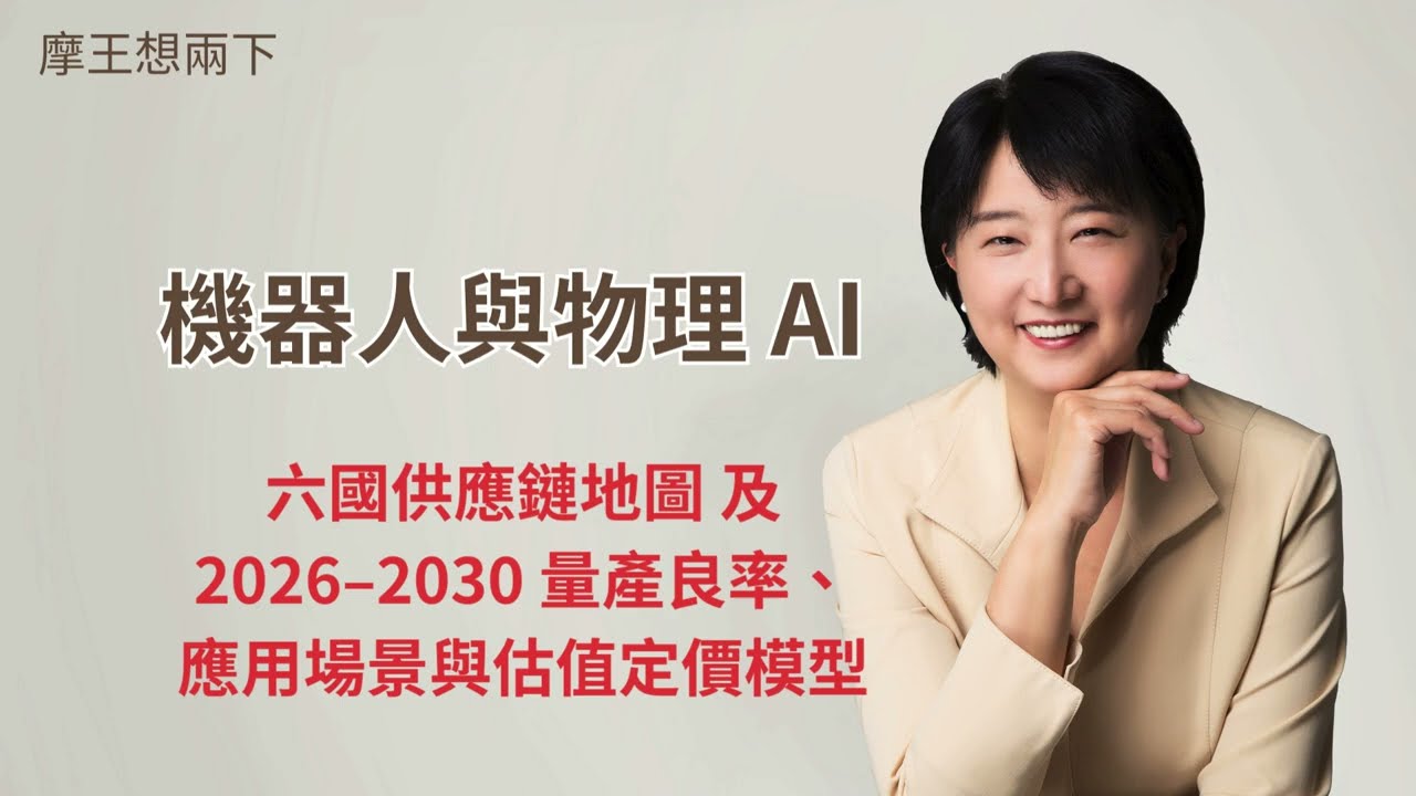 【摩王想两下】〈物理 AI 的全球竞局〉EP3：市场已经把 2035 年的机器人梦，提前算进股价了吗？｜#摩王 #王鸿嫔 — 摩王想两下