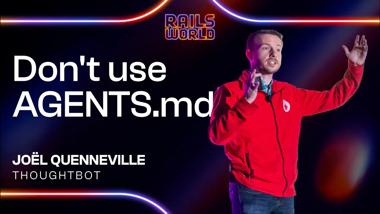 Harness Engineering on Rails - Joël Quenneville — Ruby on Rails