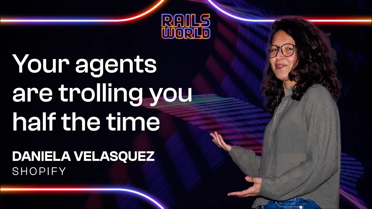 Agents on Rails: Building AI Pipelines in plain Ruby - Daniela Velasquez — Ruby on Rails
