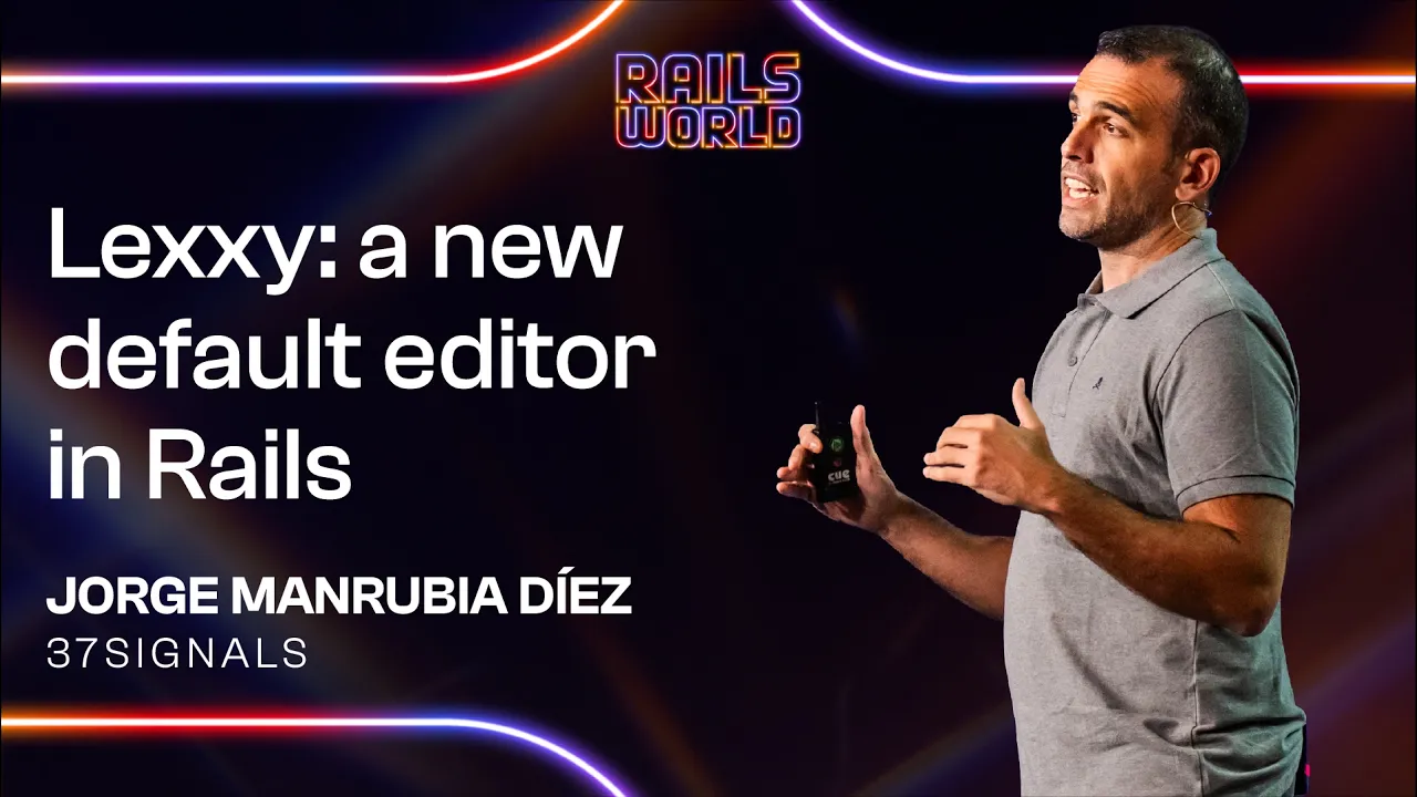 Lexxy: a new text editor for Action Text - Jorge Manrubia Díez — Ruby on Rails