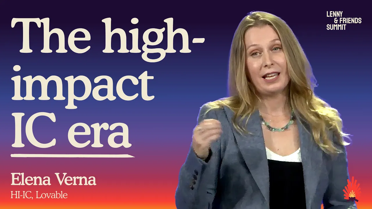 The rise of HI-ICs | Elena Verna (Lovable) — Lenny's Podcast