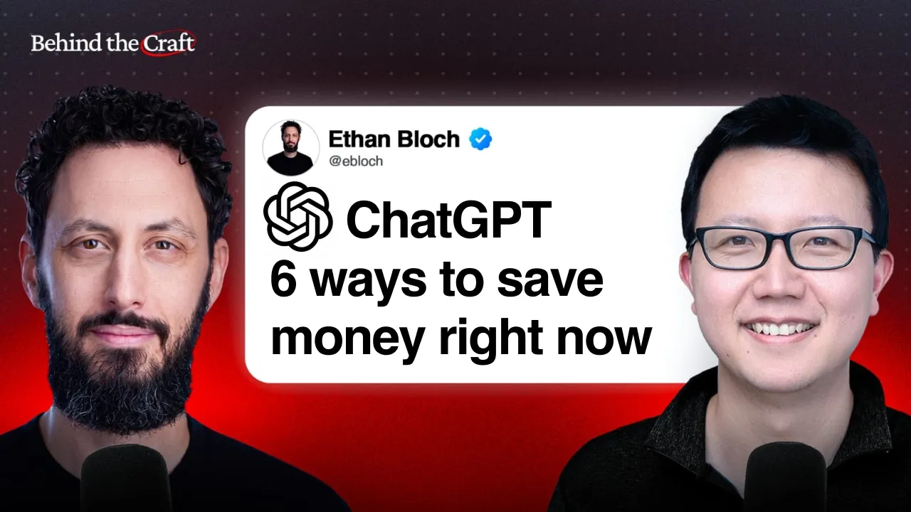 How to Save Money Now with ChatGPT Finances (6 Real Use Cases) | Ethan Bloch — Peter Yang