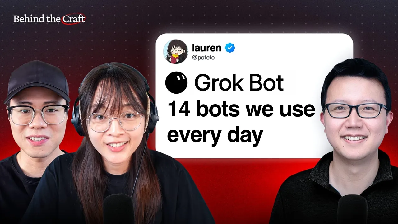 We Built Grok Bot. Here Are Our 14 Best Bots | Peng Zheng & Lauren Tan — Peter Yang
