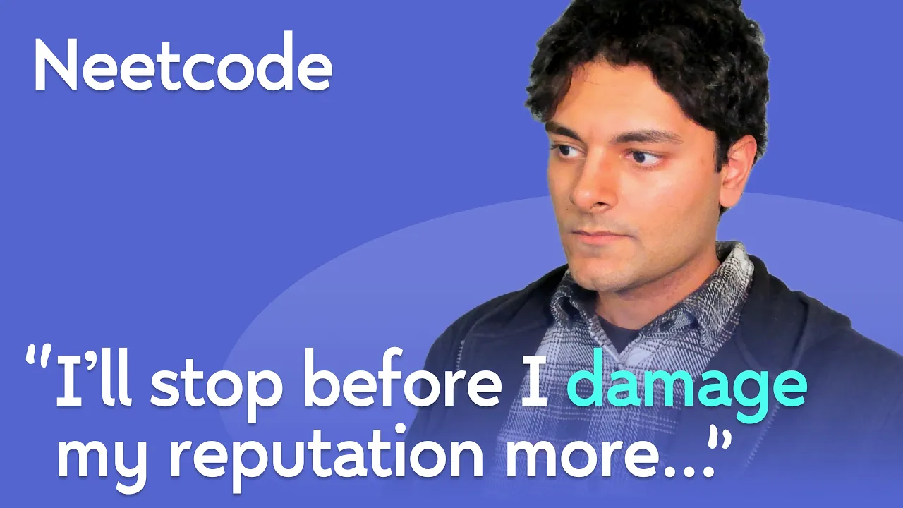 Neetcode: Google vs Amazon, Programming Interviews, Quitting Big Tech — Ryan Peterman