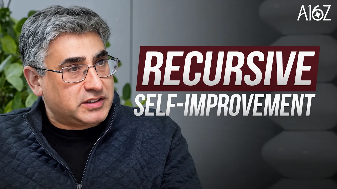 Recursive Self-Improvement and the Future of AI — a16z