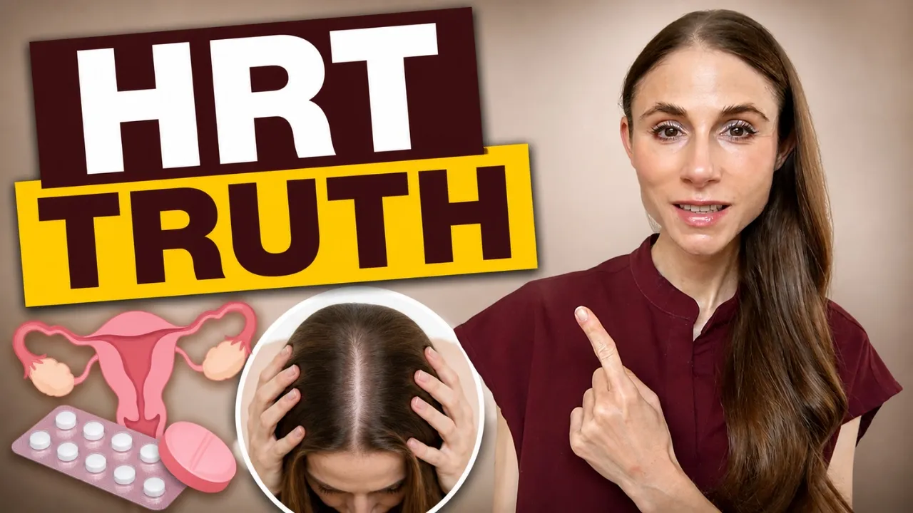 Menopause Hair Loss: Can HRT Help or Make It Worse? | Dermatologist Explains — Dr Dray