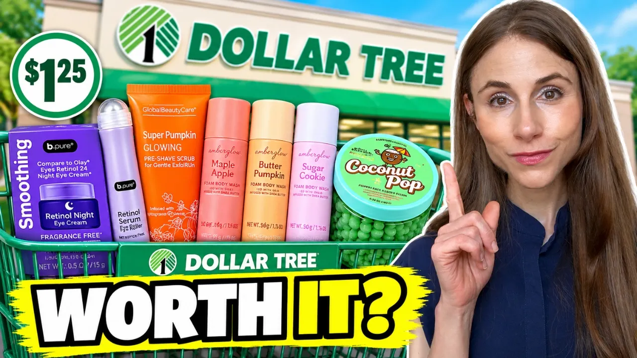 Dollar Tree Skincare: What’s Worth It? | Dermatologist Reviews — Dr Dray