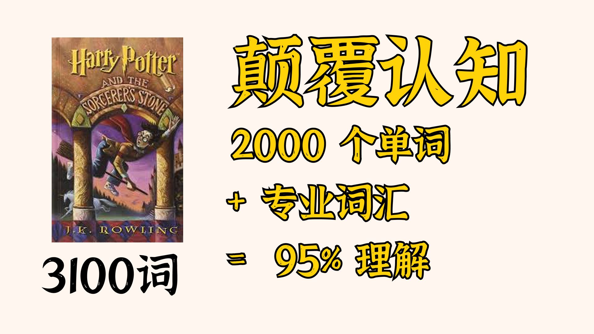 我曾犯下巨大的错误，以为 10000 词才能阅读，今天发现只要 2000 个单词就可以开始了～ — 逃离平庸