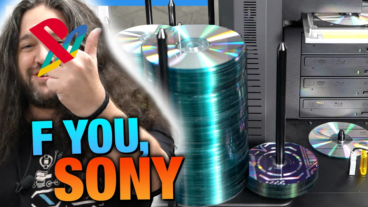 F You, Sony | Bringing Back Discs & Learning a Lost Art, Pt. 1 — Gamers Nexus