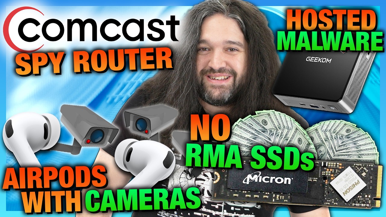 HW News - CXMT's Big DDR5 Gains, Comcast's Spy Routers, Micron & Hynix Screw Customers — Gamers Nexus
