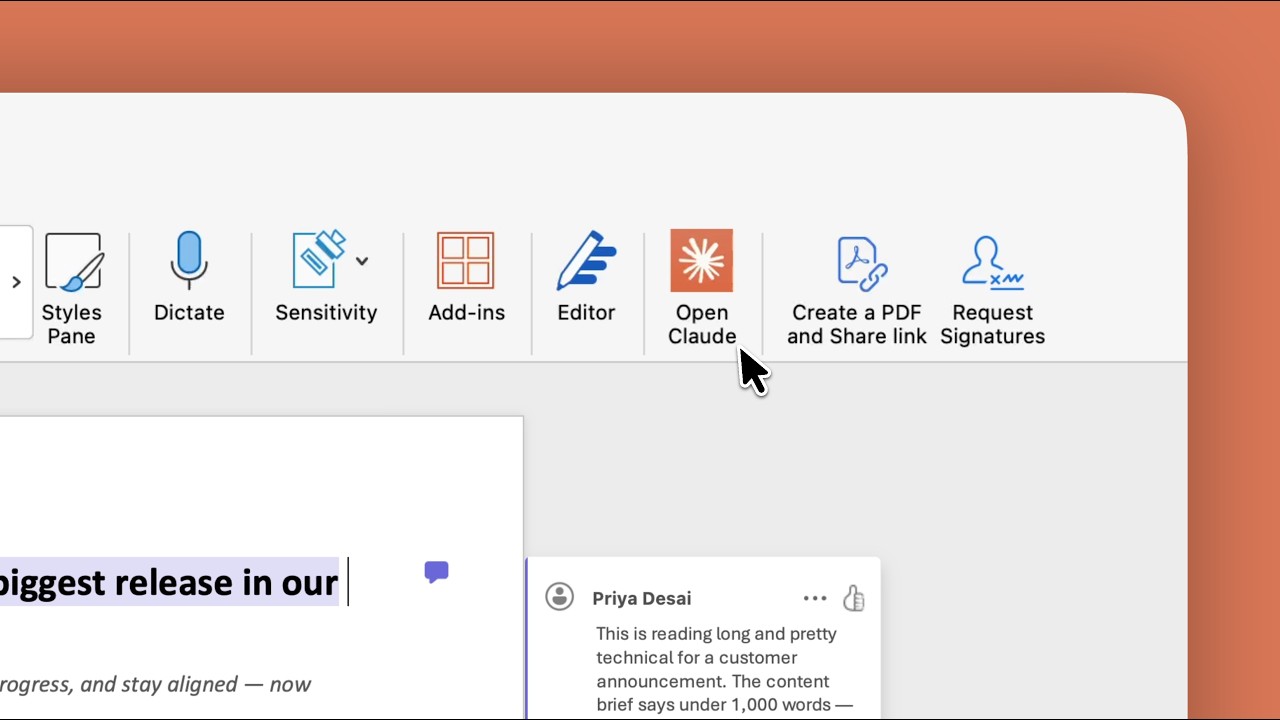 Claude for Word: Turn a draft into a finished document — Claude