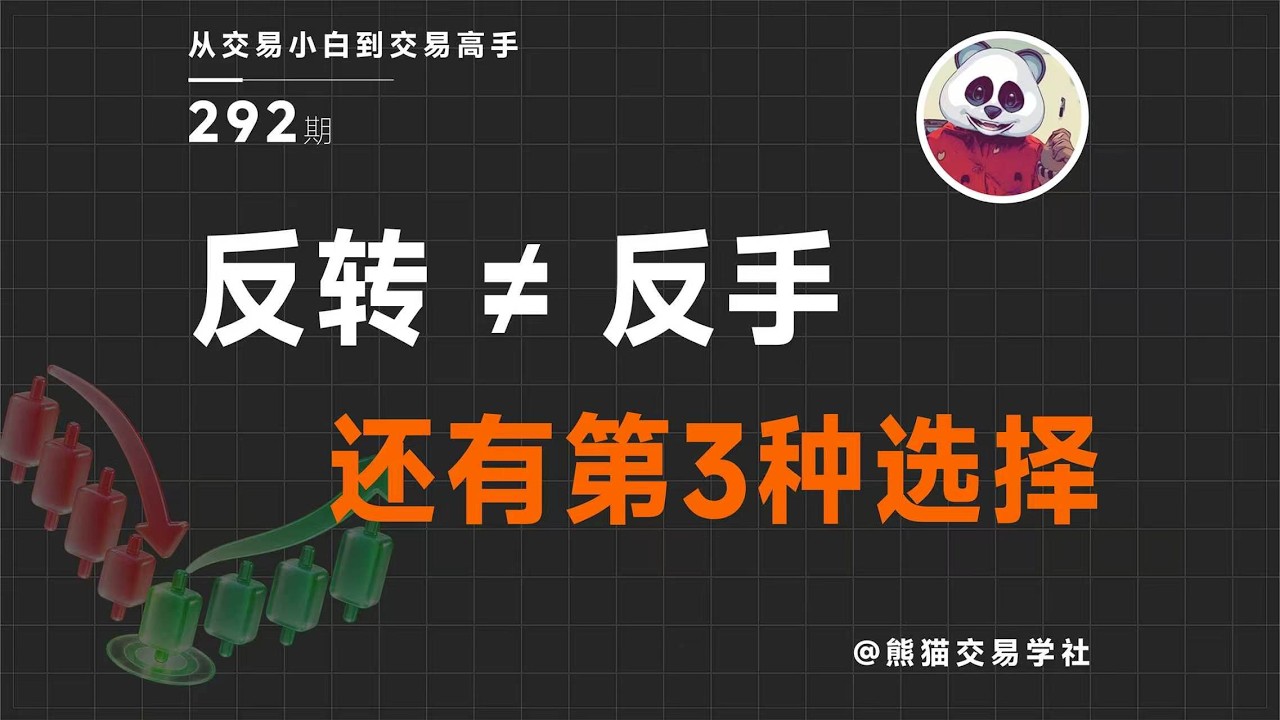 【第292期】趋势已经反转了，为什么我还是不进场？丨大背景丨防守位丨盈亏比丨技术修炼 — 熊猫交易学社
