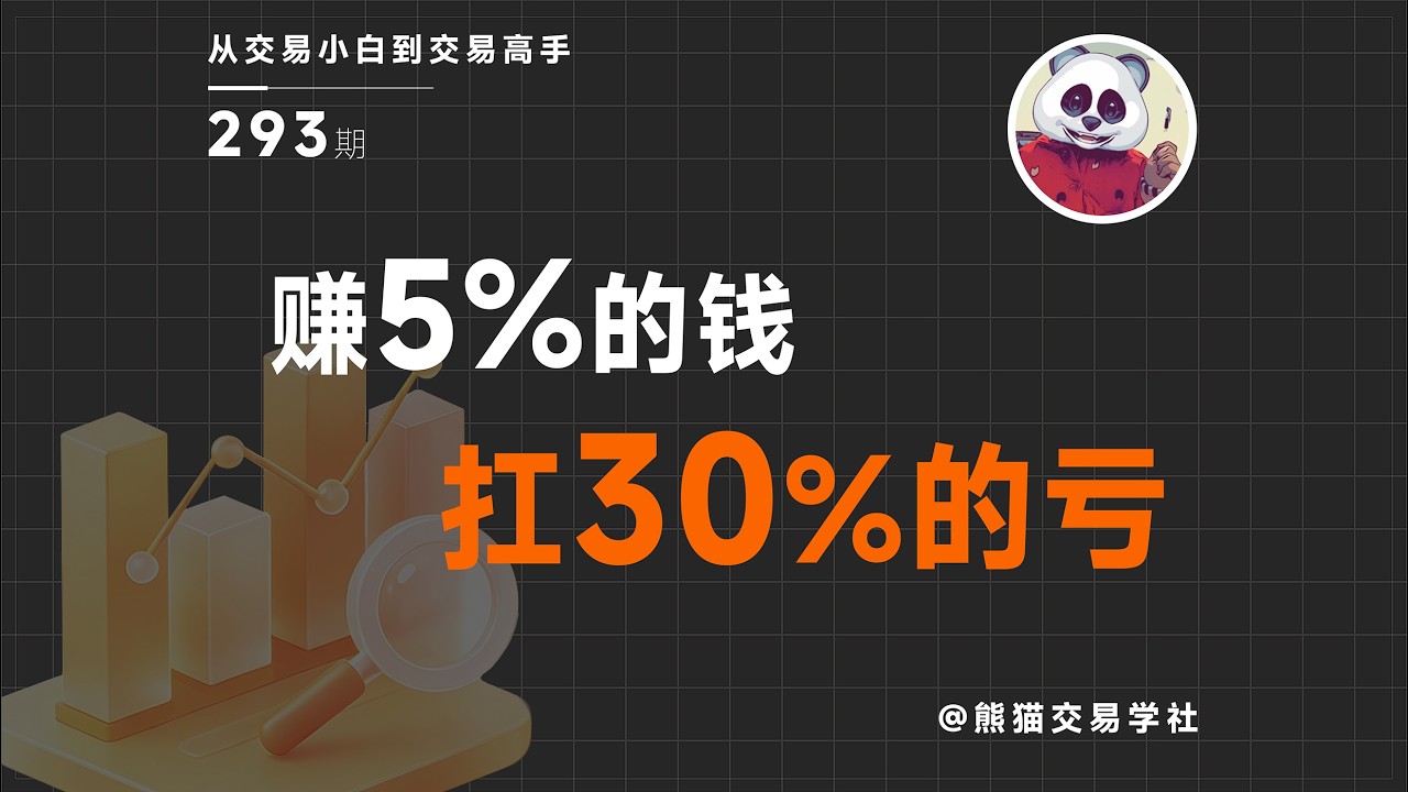 【第293期】亏钱，是因为把短线做成了长线丨处置效应丨投资心理丨时间成本丨技术干货 — 熊猫交易学社