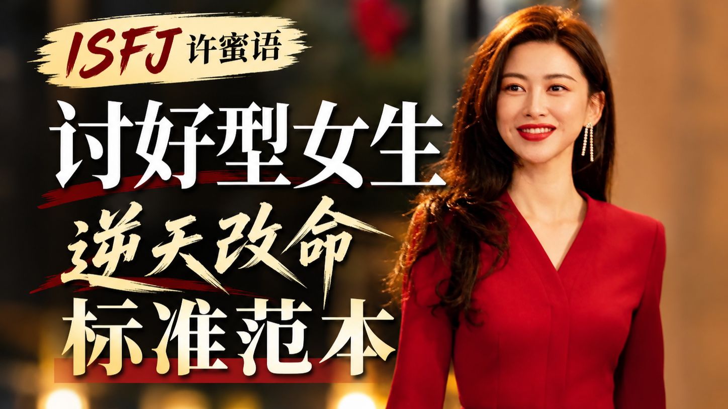 许蜜语：一个讨好型ISFJ，如何从讨好到为自己活？｜高Fe的成长困局 — 失眠的树sleepless