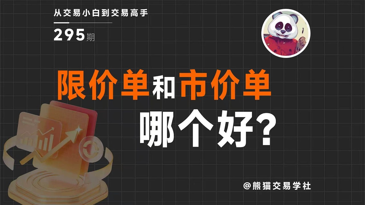 【第295期】别把入场方式，当成交易系统丨限价单丨市价单丨抓行情丨技术干货 — 熊猫交易学社
