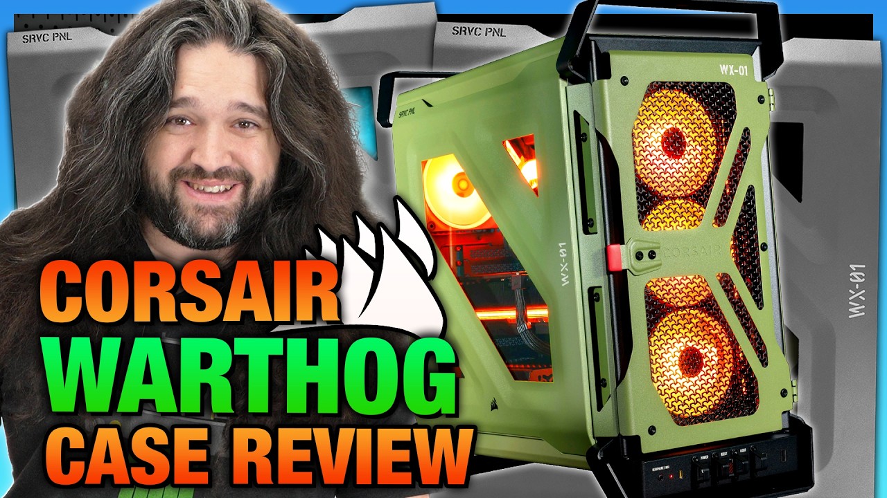 Corsair WARTHOG Gaming PC Case Review | Thermals, Noise, & Throwback — Gamers Nexus