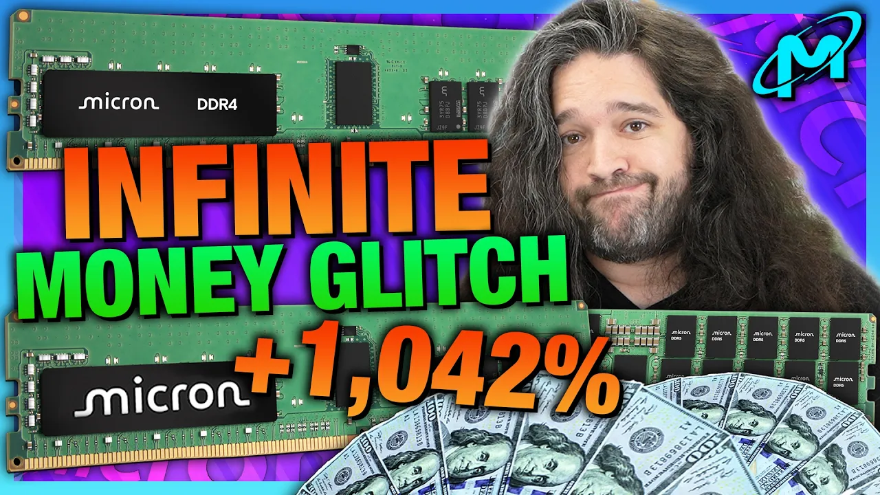Disgusting Greed of AI Memory Companies: Micron's 90% Margin — Gamers Nexus