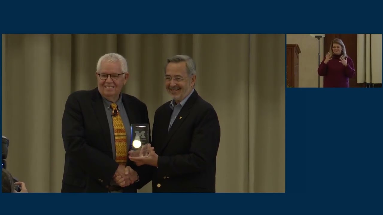 2026 President's Awards for Leadership in International Education (with audio descriptions) — University of Michigan