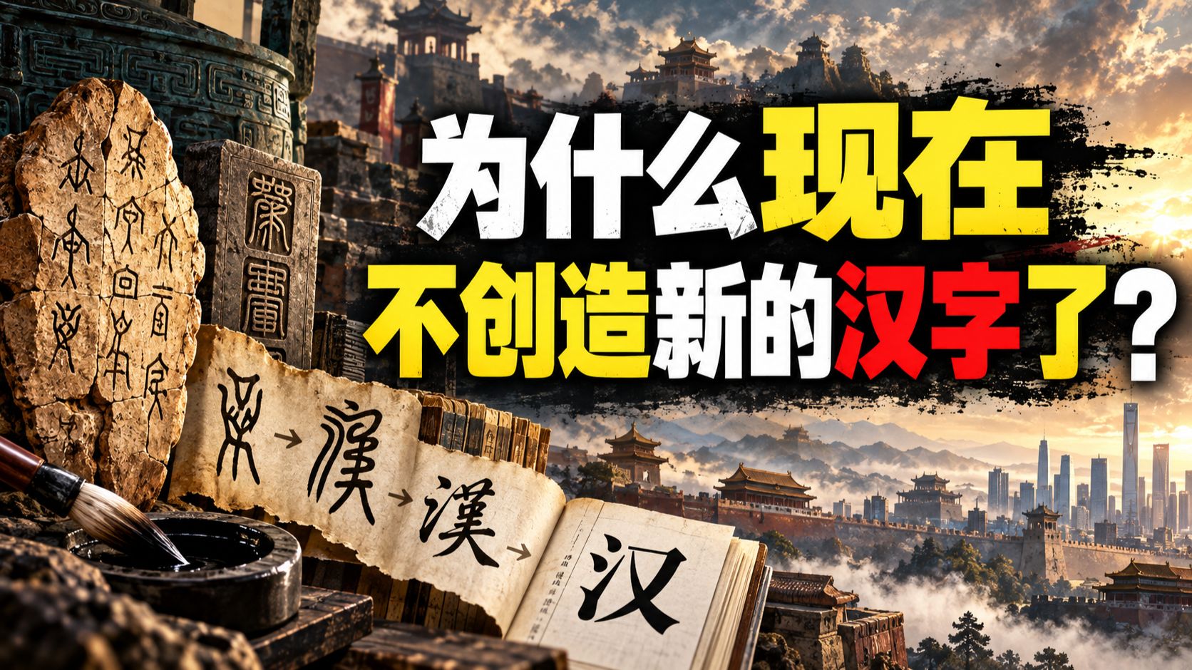 为什么现在不创造新的汉字了？ — 我捞捞捞