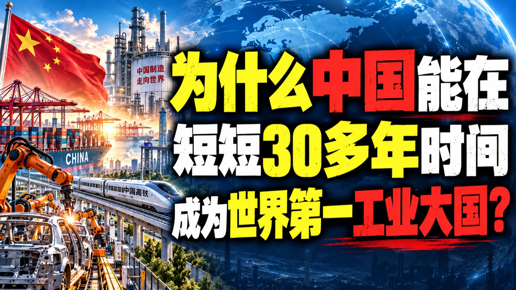 为什么中国能在短短30多年时间，成为世界第一工业大国？ — 我捞捞捞