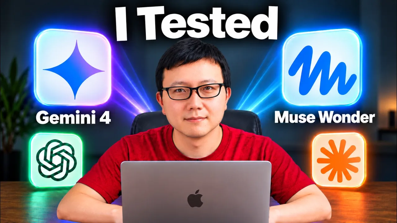 I Tested Gemini 4 vs Opus 5.5 vs GPT-6 Astra vs Muse Wonder (5 Use Cases) — Peter Yang