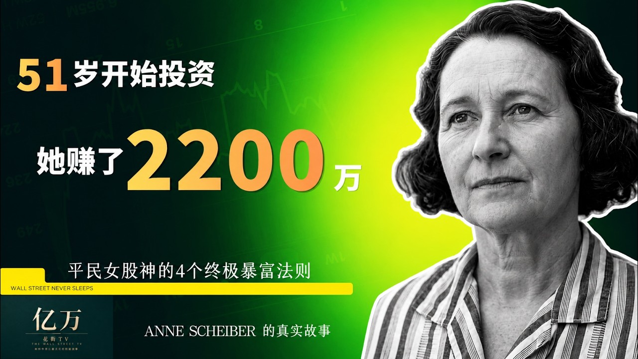 51岁才开始投资，她如何赚取2200万美元？｜Anne Scheiber的复利人生 — Wall Street Never Sleeps