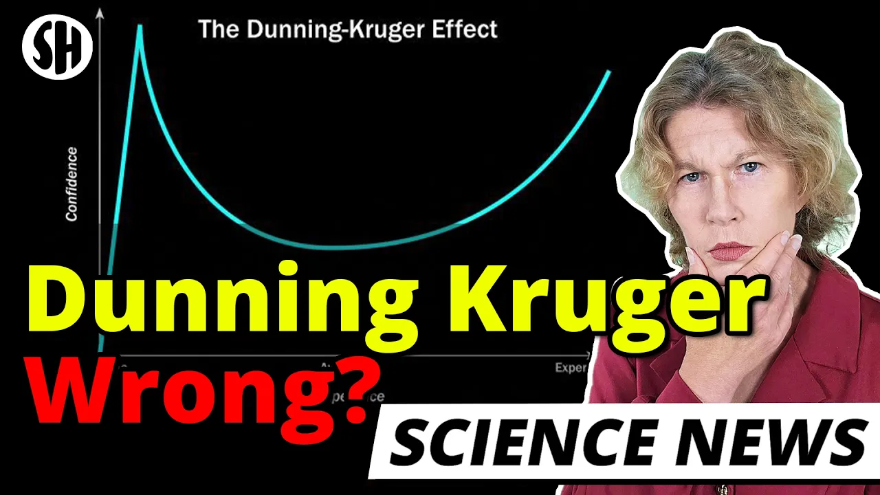 Dunning Kruger Effect Wrong, Scientists Claim — Sabine Hossenfelder