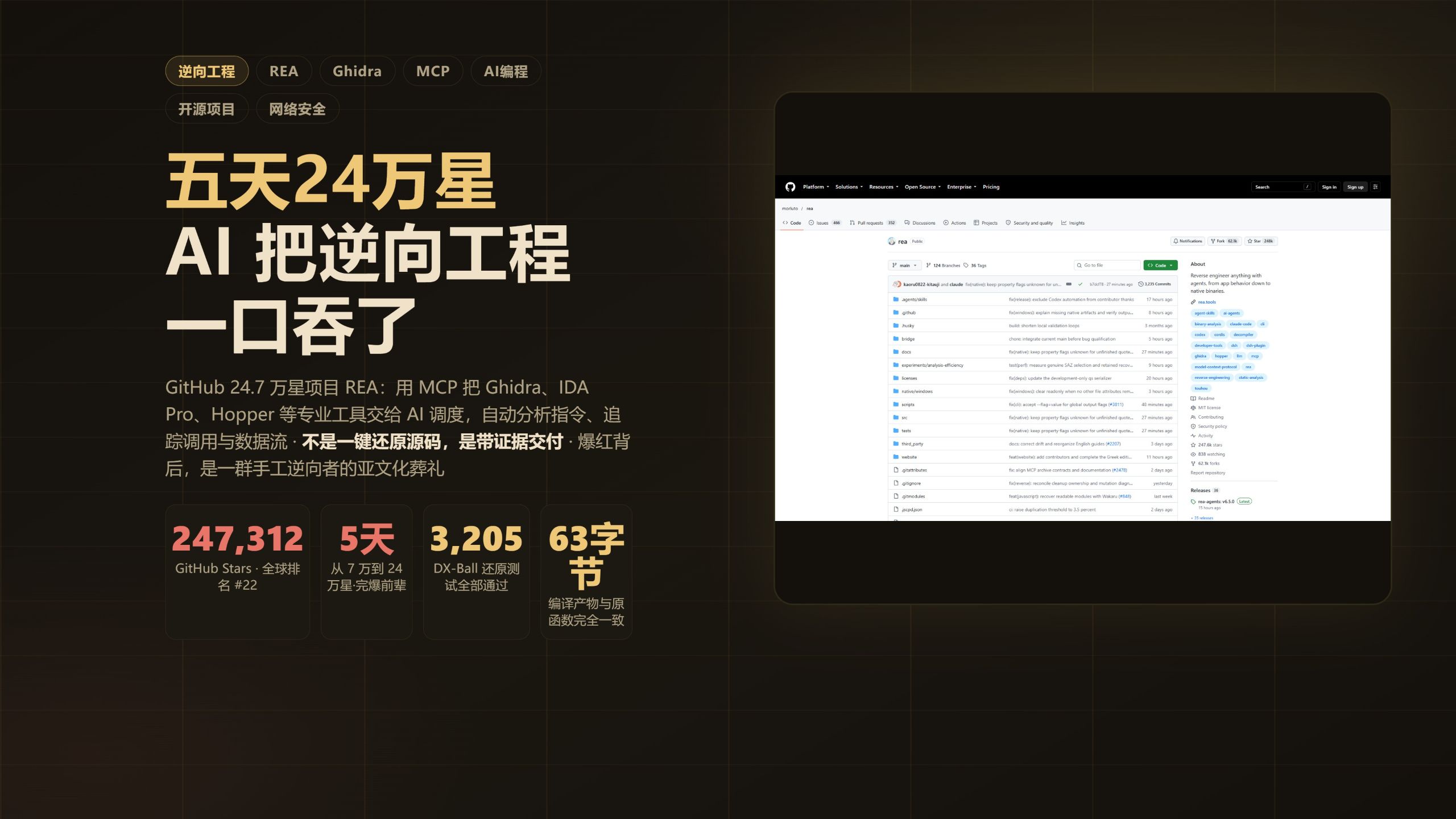 解包软件只要一句话？AI项目五天暴涨17万星 — AI技术投降派
