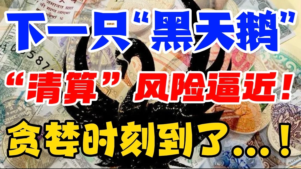 下一只“黑天鹅”？“清算”风险逼近...！贪婪时刻到了...！ — 贝拉聊财金
