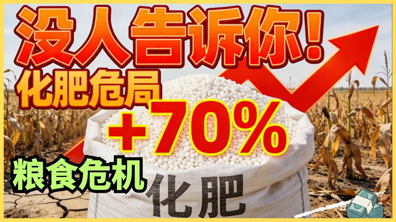 化肥暴涨70%，没人告诉你！2027粮食恐慌倒计时，比石油更致命 — Alan Chen