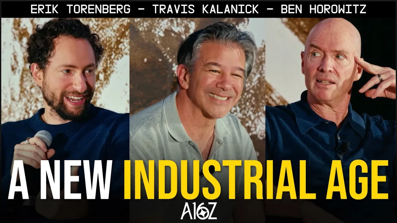 Travis Kalanick on Building Atoms After Uber — a16z