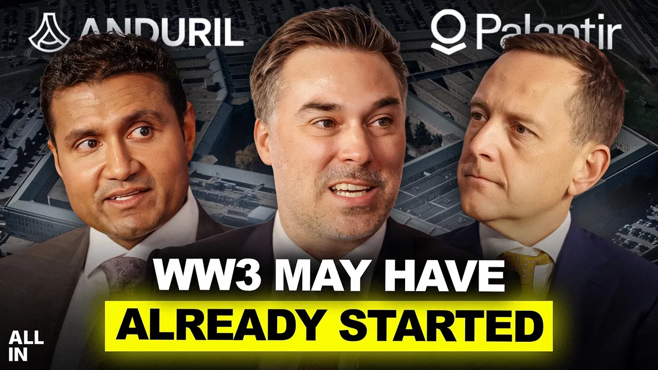 The State of Modern War: Palantir & Anduril Execs on Drones, AI, and the End of Traditional Warfare — All-In Podcast