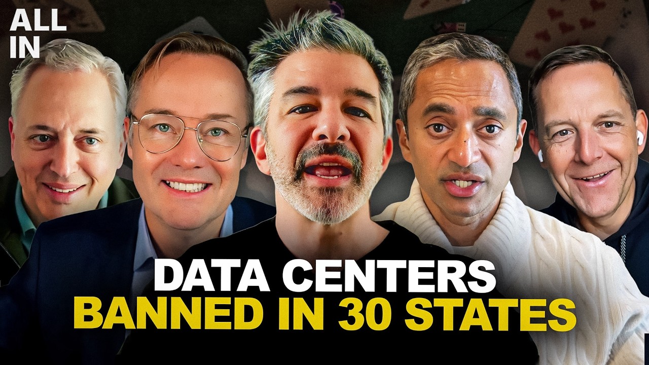 OpenAI's Identity Crisis, Datacenter Wars, Market Up on Iran News, Mamdani's First Tax, Swalwell Out — All-In Podcast