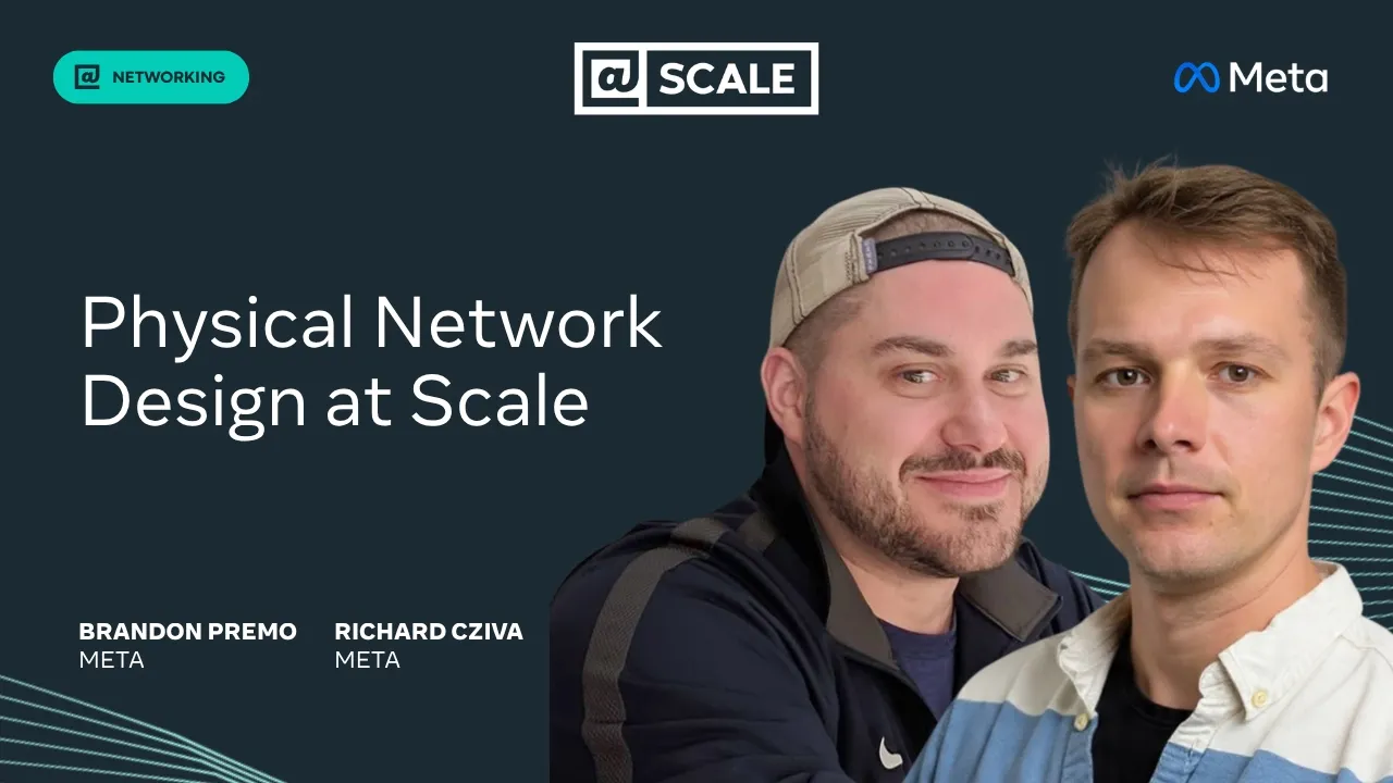 Physical Network Design at Scale | Brandon Premo and Richard Cziva from Meta — @Scale
