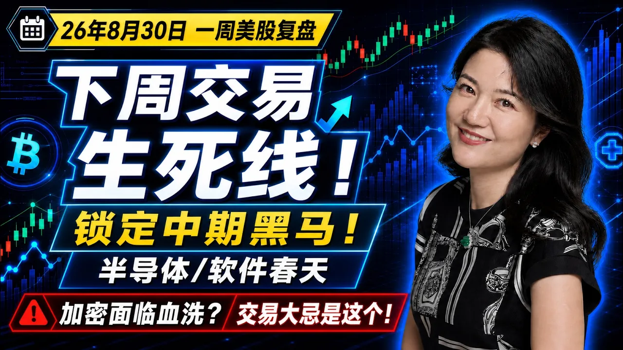 U.S. Stock Market Weekly Review for Aug 30, 2026: The Critical Trading Threshold for Next Week! D... — XTrader猫姐美股