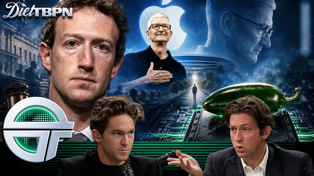 Meta Settles Addiction Suits, Tim Cook Signs Off After 15 Years, OpenAI’s Jalapeño Chip | Diet TBPN — TBPN
